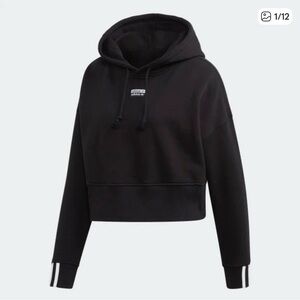 Adidas sweat capuche cropped femme vocal Hoodie Sweatshirt